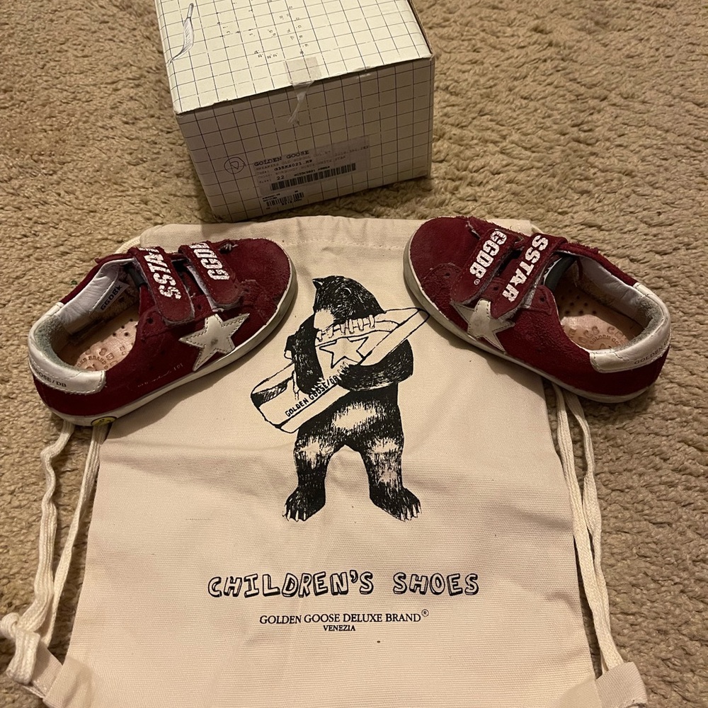 Golden goose toddler shoes